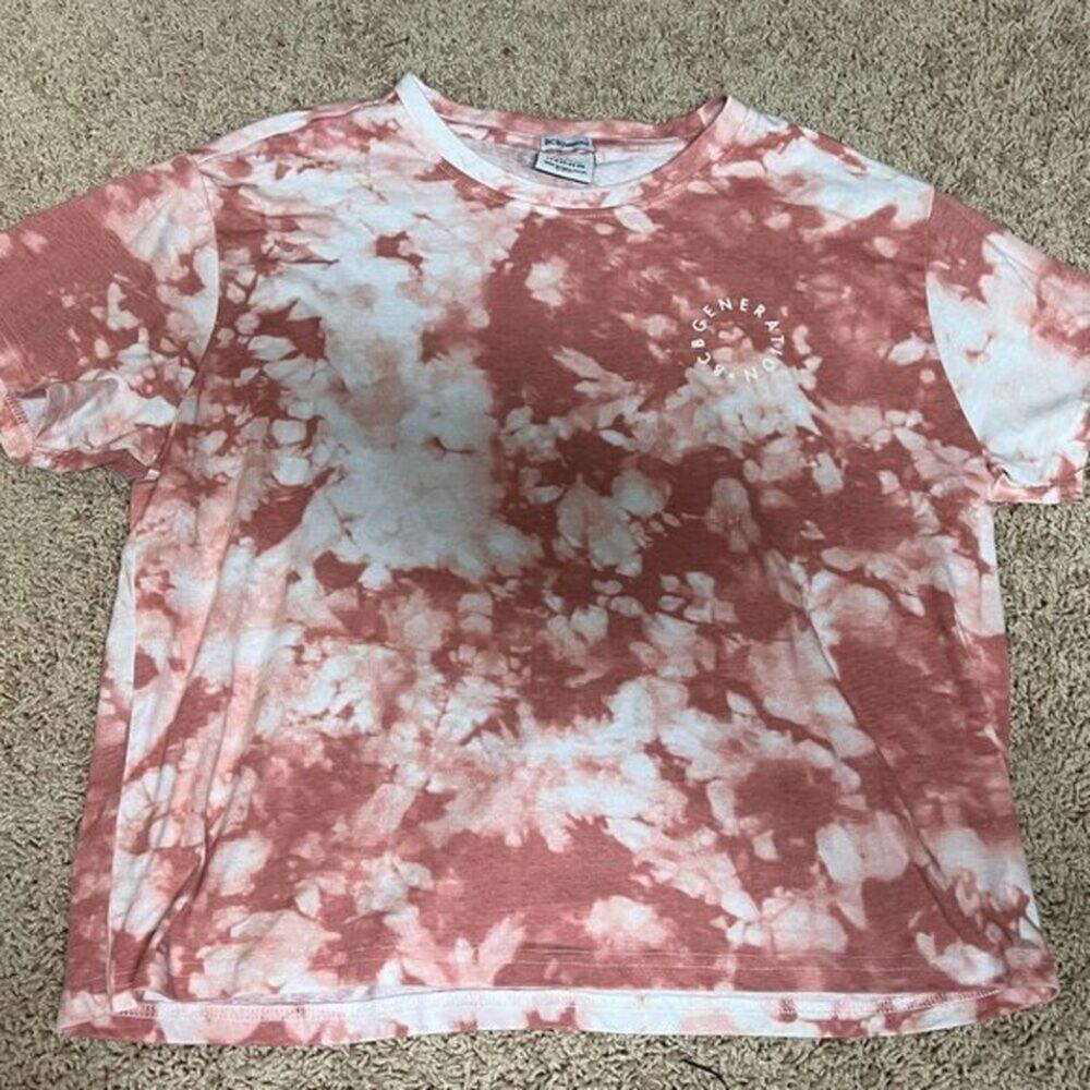 BCBG Coral Tie Dyed T-shirt XL